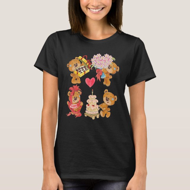 Camiseta Juguete De Oso De Teddy Terciopelado Y Cuidadoso N (Anverso)