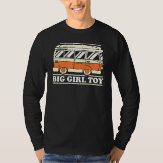 Camiseta Juguete del Chica grande del retro del camper