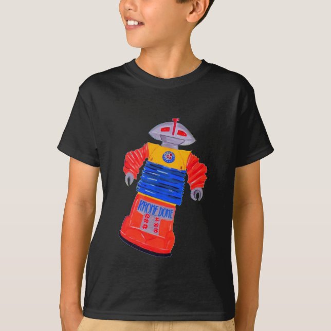 Camiseta Juguete del espacio del robot de la bóveda de (Anverso)