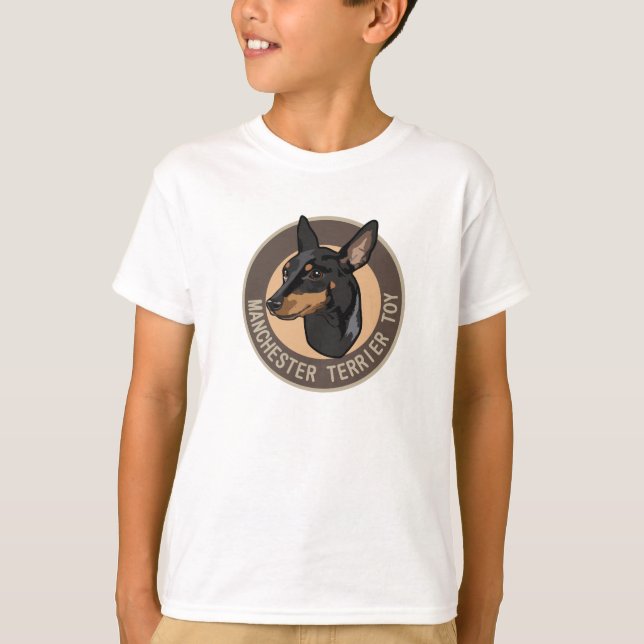 Camiseta Juguete del perro manchester terrier (Anverso)