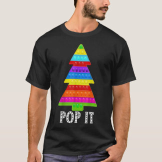 Camiseta juguete divertido pop it fidget para Navidades 202