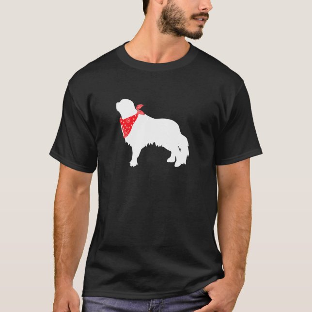Camiseta Juguete inglés Perro español con bandana roja (Anverso)