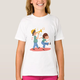 Camiseta Juguete musical colorido y alegre