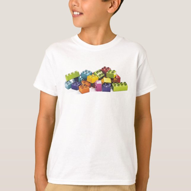Camiseta Juguete Niño Chica Niños Construcción Jardín de co (Anverso)