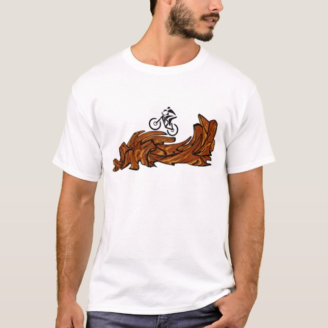 Camiseta Jugueteo del alboroto de la bici (Anverso)