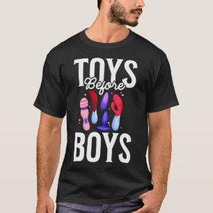 Camiseta Juguetes Antes De Niños Humor Divertido Adulto Emb