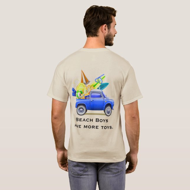 Camiseta Juguetes Beach Boys (Reverso completo)