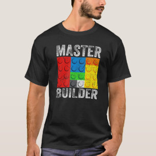 Camiseta Juguetes de construcción de bloques de bloques de 