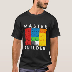 Camiseta Juguetes de construcción de bloques de bloques de