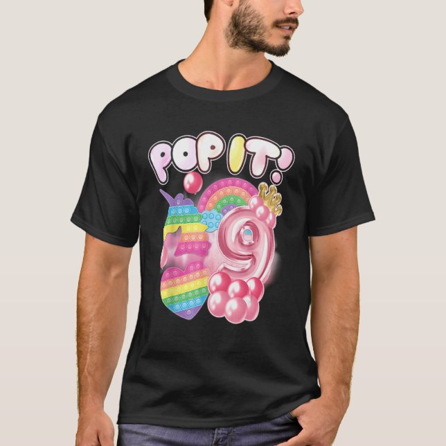 Camiseta Juguetes de unicornio para el fidget de unicornio  (Anverso)