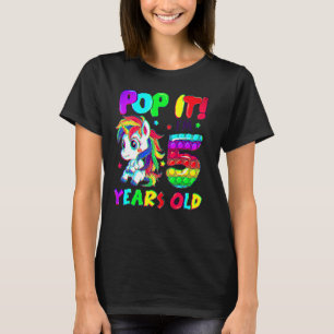 Camiseta Juguetes Divertidos Unicornio Cute Pop It Cumplo 5