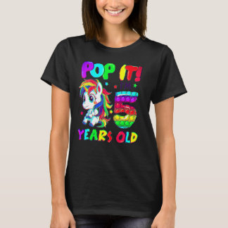 Camiseta Juguetes Divertidos Unicornio Cute Pop It Cumplo 5