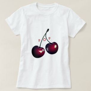 Camiseta juguetona con cereza - Pop Me - Gracioso