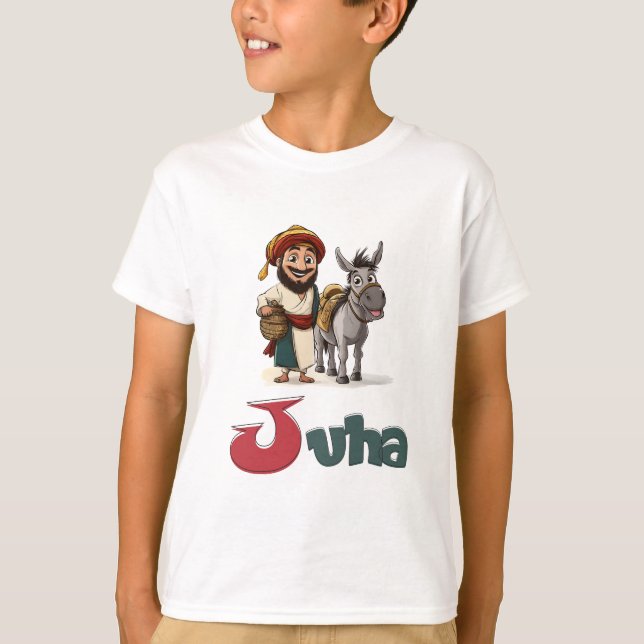 Camiseta Juha y su burro - Un viaje hilarante a Arabia (Anverso)