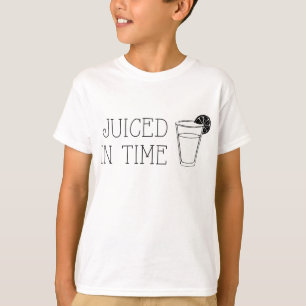 Camiseta Juiced In Time Funny Fruit Bebe Summer Pun