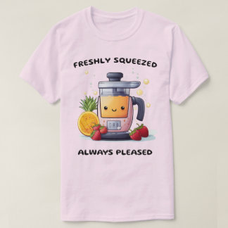 Camiseta Juicer de frutas recién exprimido siempre divertid