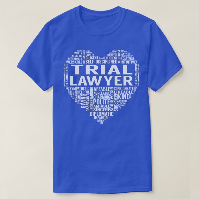 Camiseta Juicio a Abogado Heart (Diseño del anverso)