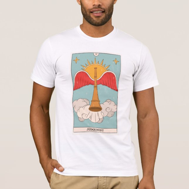 Camiseta Juicio con tarjeta tarot moderno Major Arcana (Anverso)