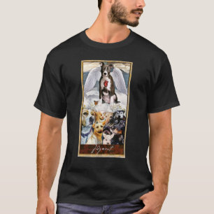 Camiseta Juicio De Tarjeta Tarot Y Perros Gráficos Cósmicos