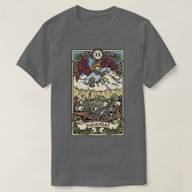 Camiseta Juicio I Gótico Tarot d I Fortune Teller (Diseño del anverso)