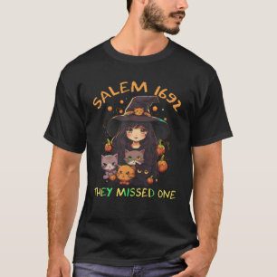 Camiseta Juicios de bruja Salem 1692 Se Perdieron Un Hallow