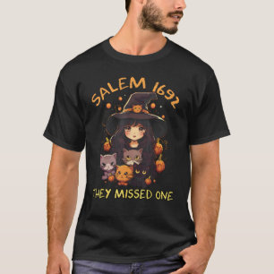Camiseta Juicios de Brujas de Salem 1692 Se Perdieron un Ha