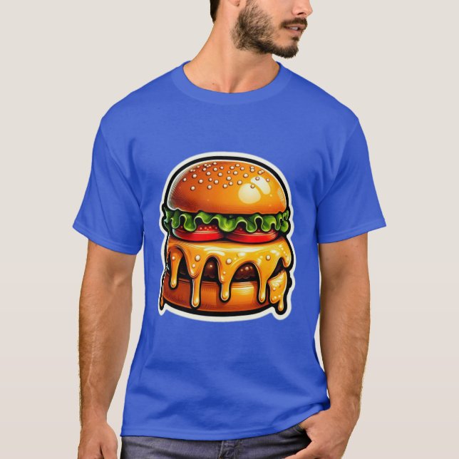 CAMISETA JUICY CHEESEBURGER 10 (Anverso)
