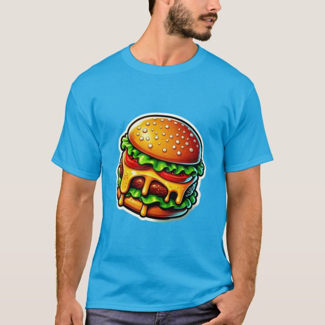CAMISETA JUICY CHEESEBURGER 8 (Anverso)
