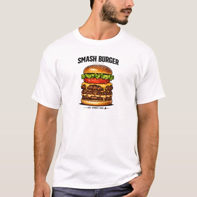 Camiseta Juicy Double Cheeseburger Graphic Tee | (Anverso)
