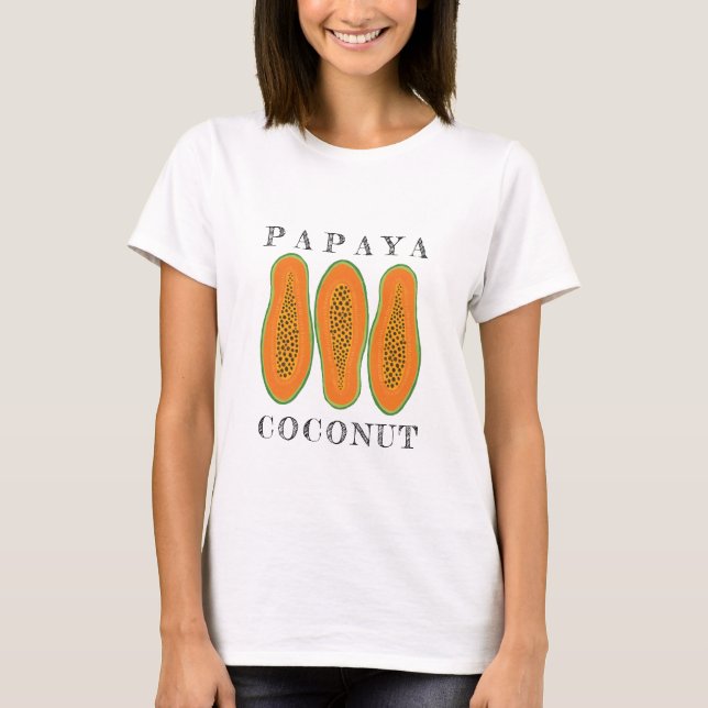 Camiseta Juicy Papaya Coconut (Anverso)