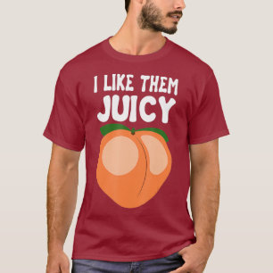 Camiseta Juicy Peach Nectarines Apricots Cesta de frutas