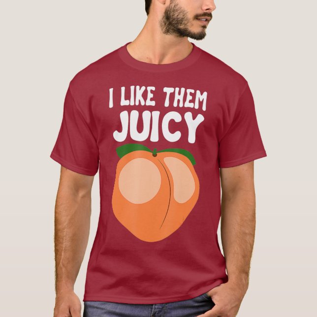 Camiseta Juicy Peach Nectarines Apricots Cesta de frutas (Anverso)