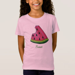Camiseta Juicy Pink Sweet Watermelon Slice Fruit Foodie