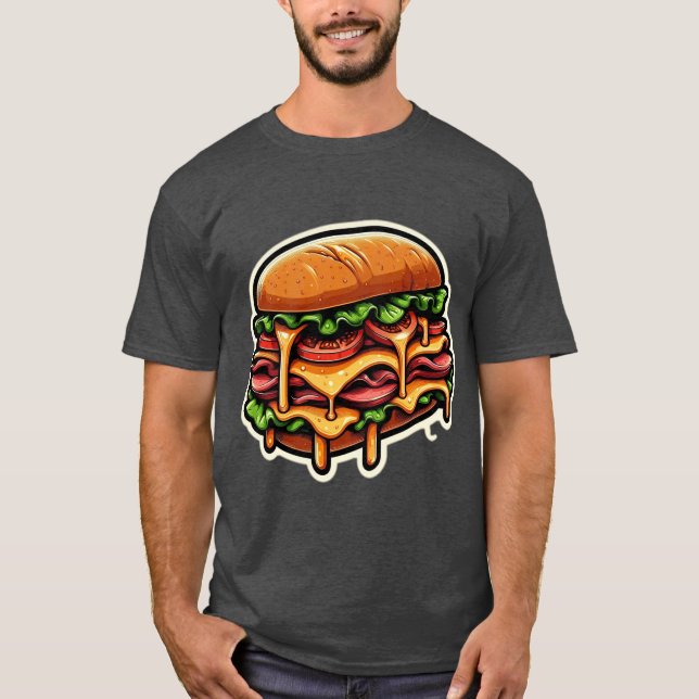CAMISETA JUICY ROAST BEEF SANDWICH 8 (Anverso)