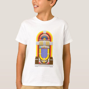 Camiseta Jukebox de estilo antiguo de los años 50