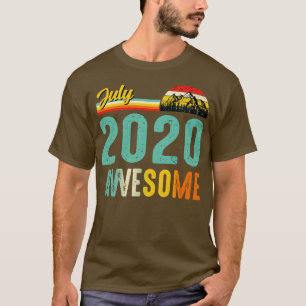 Camiseta Jul 2020 Nacimiento Regalo Shirt Vintage Julio 202