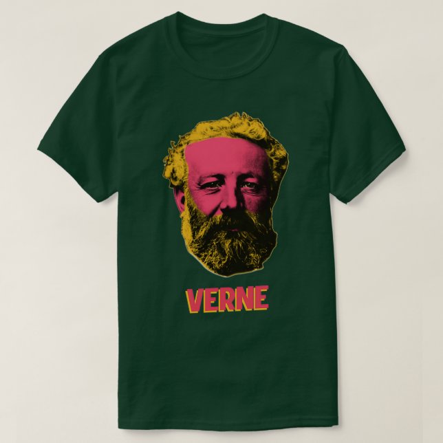 Camiseta jules verne (Diseño del anverso)