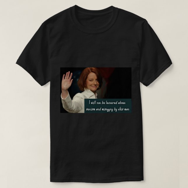 Camiseta Julia Gillard (Diseño del anverso)