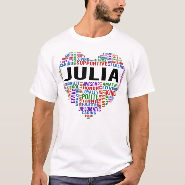 Camiseta JULIA Legend Heart (Anverso)