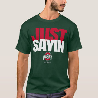 Camiseta Julian Sayin Just Sayin Black Ohio State Football