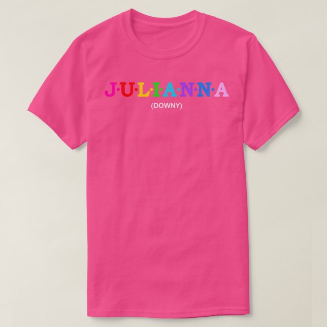 Camiseta Julianna Downy (Diseño del anverso)