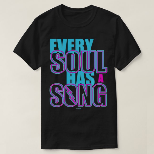 Camiseta Julie Y Los Fantasmas Cada Alma Tiene Una Canción (Diseño del anverso)