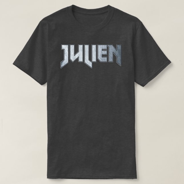 Camiseta Julien metalizado fuerte (Diseño del anverso)