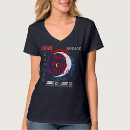 Camiseta Julio Cancer Zodiac