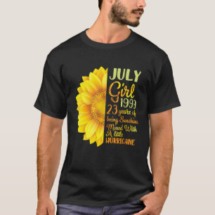 Camiseta Julio Chica 1999 23 Años De Ser Sunshine Mezclado