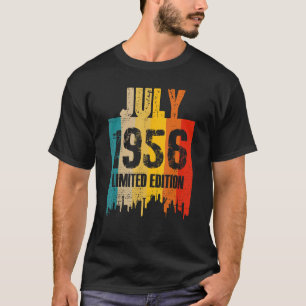 Camiseta Julio De 1956 67 Años De Ser Increíble