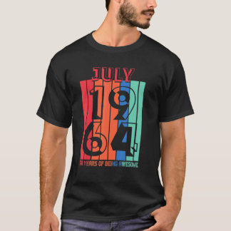Camiseta Julio De 1964 58 Año De Ser Increíble 1