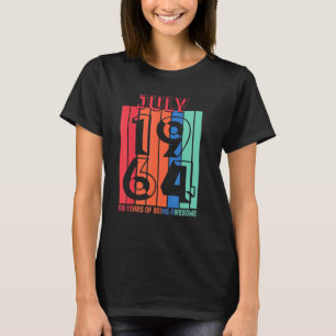 Camiseta Julio De 1964 58 Año De Ser Increíble 1
