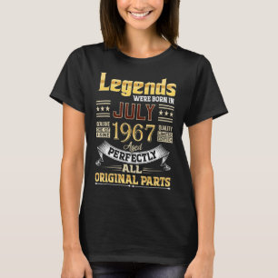 Camiseta Julio De 1967 55 Años De Edad 55 Leyendas De Cumpl