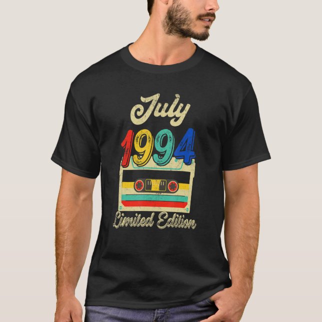 Camiseta Julio de 1994 28º cumpleaños 28 años (Anverso)